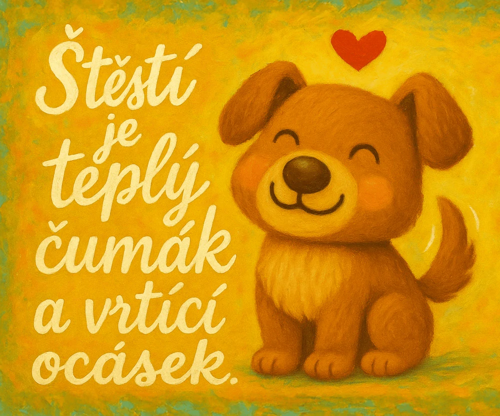 Čistící utěrka - pejsek
